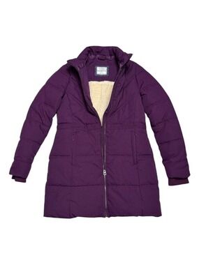 FAT FACE Designer Fleece Lined RECYCLED POLYESTER FILL Parka Coat Womens XS